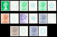 X896u-X952u set of 8 stamps (Used with Gum Intact)