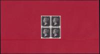 2000 Penny Black Royal Mail Reproduction Presentation Pack (Facsimile Block of 4)