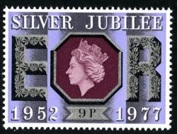 1977 Silver Jubilee 9p