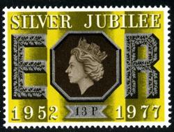 1977 Silver Jubilee 13p