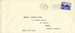1943 29th June 2½d blue typed address ACTUAL ITEM