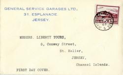 1943 29th June 3d violet typed address ACTUAL ITEM