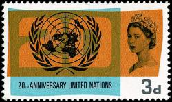 1965 United Nations Anniversary 3d - Lake In Russia (ACTUAL ITEM)