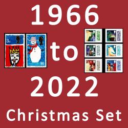 1966 to 2022 Set of Christmas Issues