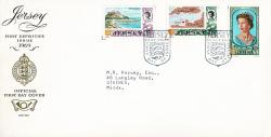 1969 1st October 1s to 1s9d Arms & Views Definitives Typed Address