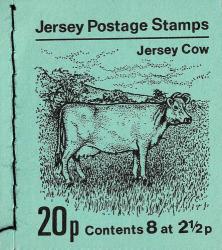 1972 20p Green Jersey Cow Containing 8x 2½p