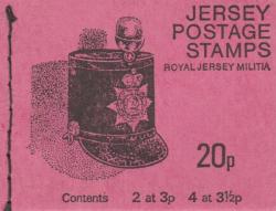 1975 20p Military Headgear margin at top (SB22a)