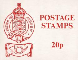 1975 20p Stamp Sachet Red on White Contains 1p, 4p, 5p each x2