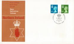 Northern Ireland 1976 14 January 6½p & 8½p Belfast CDS Post Office Cover