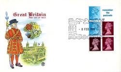 1978 8th February  10p book  beafeater cover