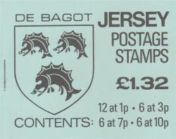 1981 £1.32p De Bagot Crest (SB31)