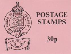 1984 30p Stamp Sachet Black on Pink Cover