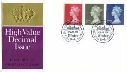 1970 17th June 10p, 20p, 50p with special Windsor Castle CDS (ACTUAL ITEM)