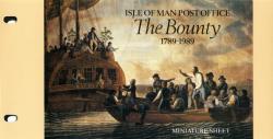 1989 Mutiny on the Bounty Miniature Sheet pack