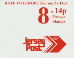 1992 £1.12p Jersey Post No. 474b  (SB45)