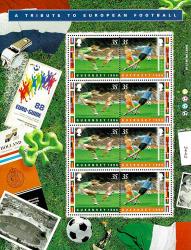 1996 35p Football Championship Stamp Sheet