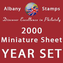 2000 Year Set of 3 Miniature Sheets