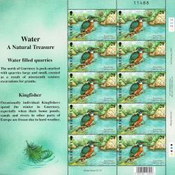 2001 21p Europa Water Birds Stamp Sheet
