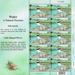 2001 65p Europa Water Birds Stamp Sheet