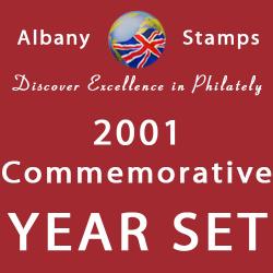 2001 Year Set of 3 Alderney Issues