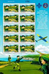 2007 48p Europa Scouts Stamp Sheet