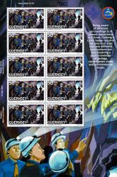 2007 50p Europa Scouts Stamp Sheet