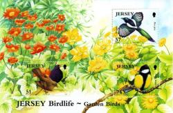 2007 Jersey Birdlife 3 values MS