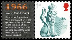 LS39 2007 Memories of Wembley Smilers Stamp with Label (Label may vary from shown)