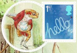 LS60 2009 Beatrix Potters Smilers for Kids Stamp with Label (Label may vary from shown. Litho print of SG2819)