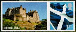 2009 Scotland Castle Smilers Stamp with Label (Label may vary from shown)