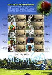 2009 Smiler Spring Stampex Test Cricket Record Breakers