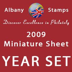 2009 Year Set of 7 Miniature Sheets