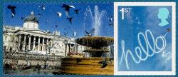 2010 Hello London Smilers Stamp with Label (Label may vary from shown)