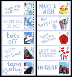 2010 Occasions 10x Smilers Stamps with Labels (Label image may vary from shown)