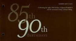 2011 85th Birthday of Queen Elizabeth II & 90th Birthday of Prince Philip Pack