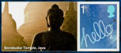 LS81 2012 Indonesia Smilers Stamp with Label (Label may vary from shown)