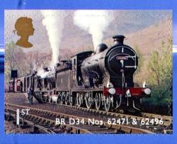 2012 Locomotives of Scotland Self-adhesive (SG3407)