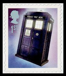 2013 Doctor Who Tardis Self-Adhesive Enschede (SG3449)