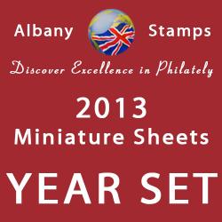 2013 Year Set of 8 Miniature Sheets