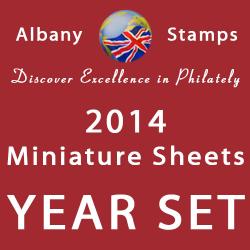 2014 Year Set of 5 Miniature Sheets