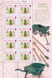 2015 54p Europa Old Toys Stamp Sheet