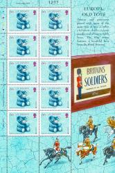2015 66p Europa Old Toys Stamp Sheet