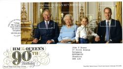 2016 Queen's 90th Birthday MS (Addressed)