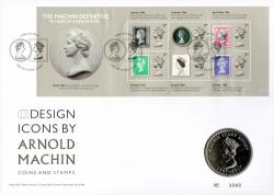 2017 50th Anniversary of Machin Definitive with Medal