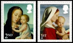 2017 Christmas Madonna Christmas Booklet Stamps (SG4019-4020.)