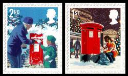 2018 Christmas Booklet Stamps (SG4154-4155.)