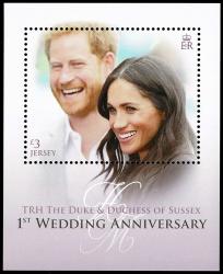 2019 1st Wedding Anniversary of Harry and Meghan MS £3