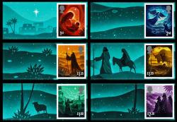 2019 Christmas 6x Smilers Stamps with Labels (Labels may vary from shown)