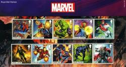 2019 Marvel Super Heroes Pack containing Miniature Sheet