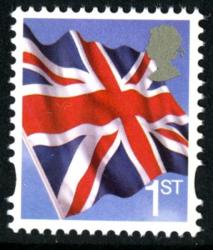 2020 1st Union Jack - Queens head grey (Not In SG Cat.)
